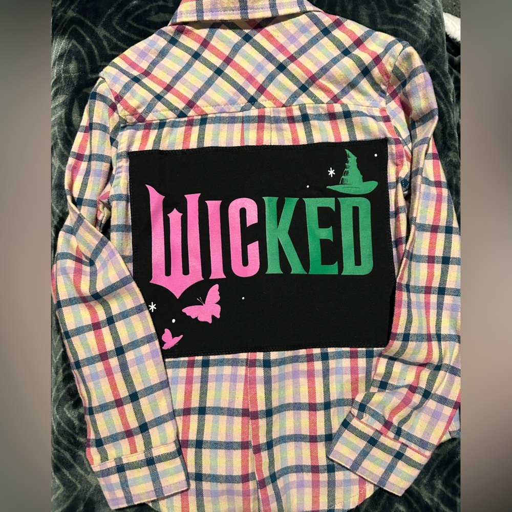 Wicked Multicolor Plaid Button Down Shirt for Kids